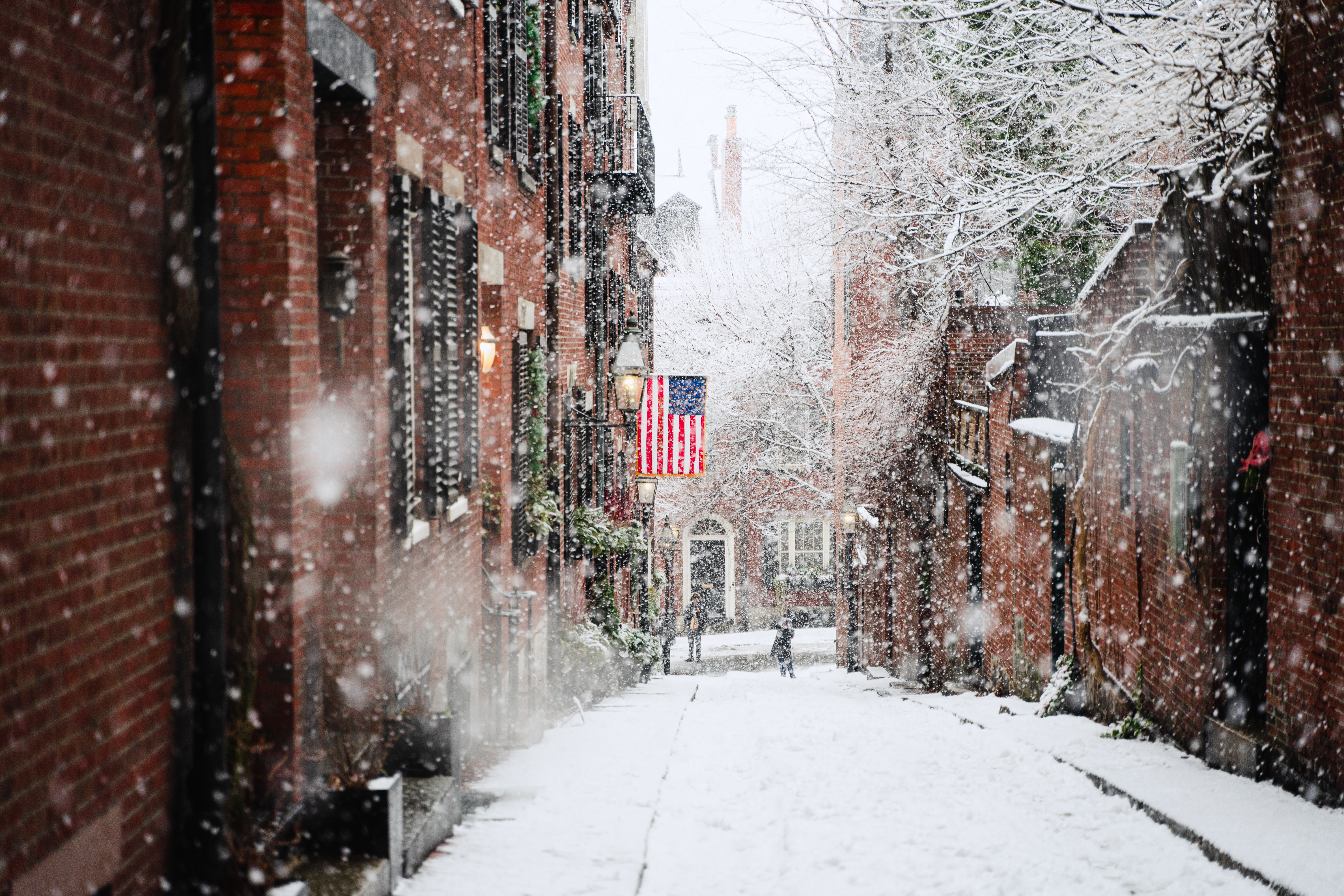 Boston in the Snow